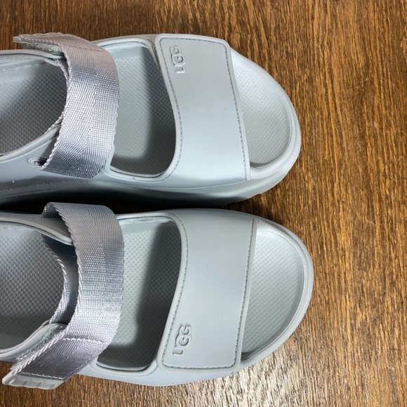 New Ugg Goldenglow Platform Sandal Women’s Various Sizes Seafoam Blue - Picture 5 of 9